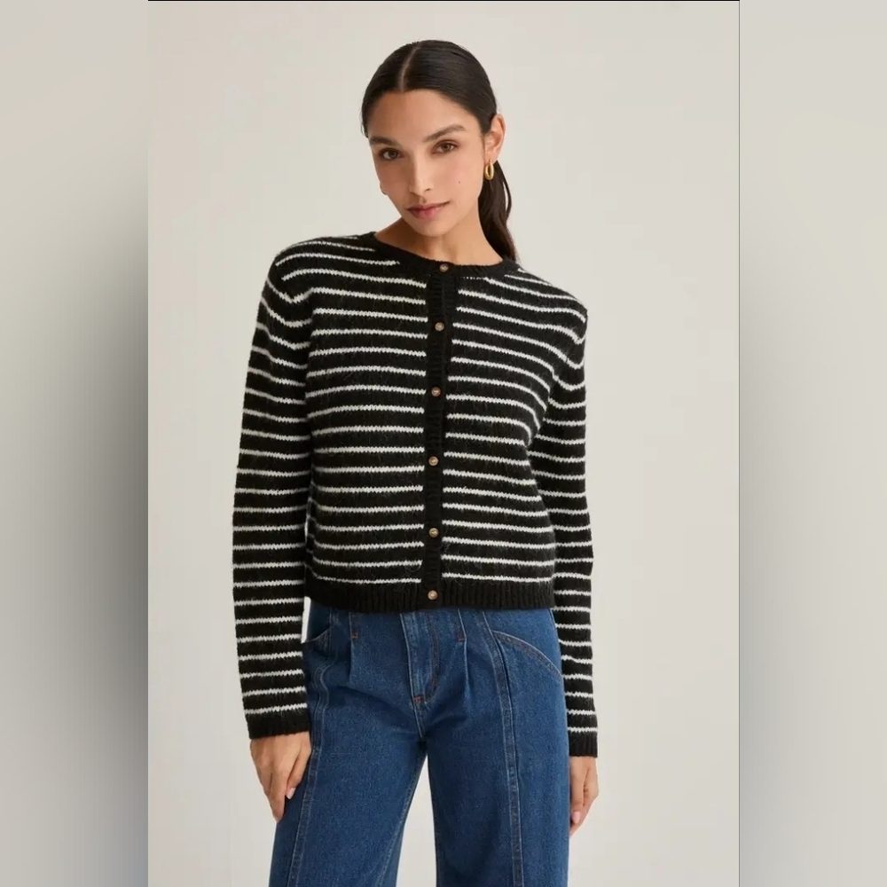Riley Button Down Cardigan - Picture 2 of 4